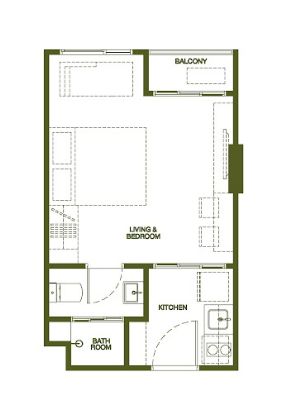 Appartment 1BR 25sqm