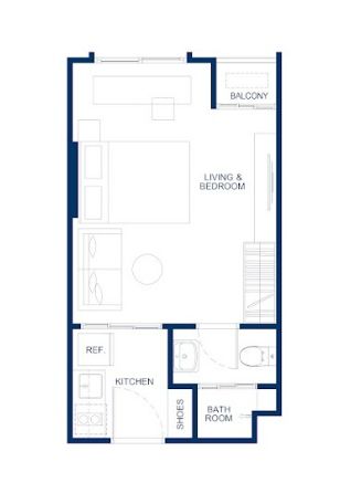 Appartment 1BR 26sqm