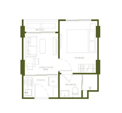 Appartment 1BR 27sqm