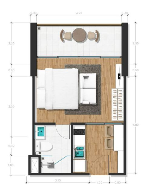 Appartment 1BR 30sqm