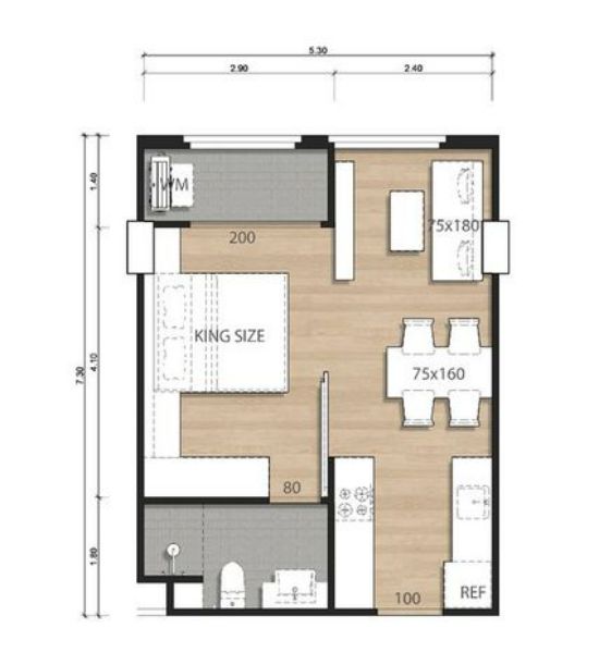 Appartment 1BR 38sqm