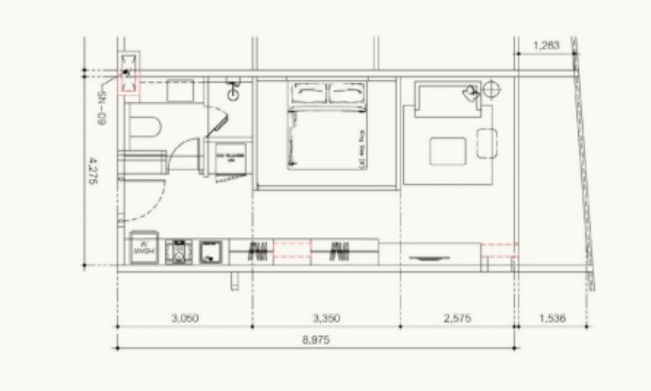 Appartment 1BR 39sqm