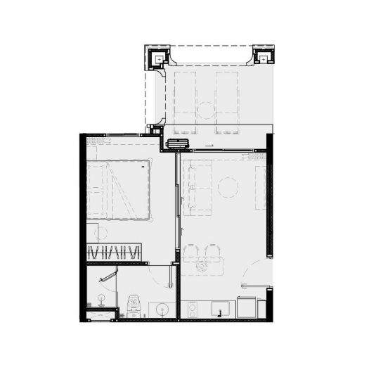 Appartment 1BR 44sqm