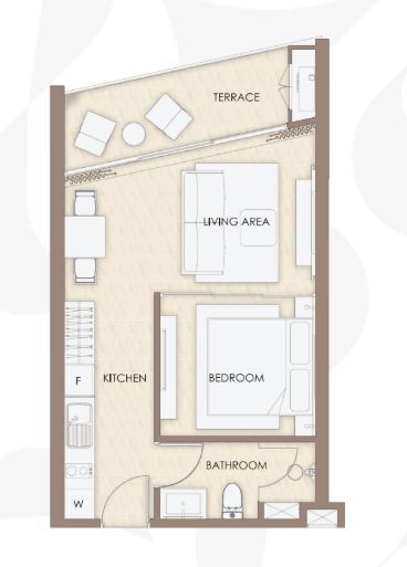 Appartment 1BR 45sqm
