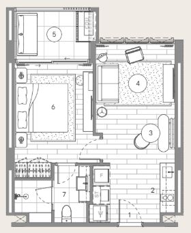 Appartment 1BR 52sqm
