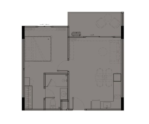 Appartment 1BR 53sqm