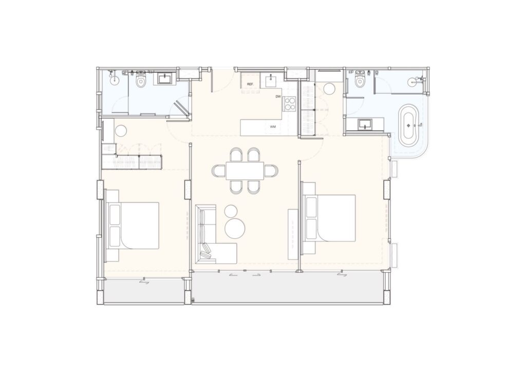 Appartment 2BR 110sqm