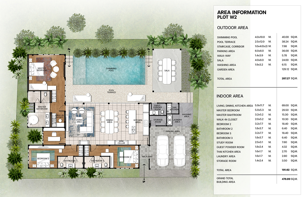 Villa 3BR 478sqm