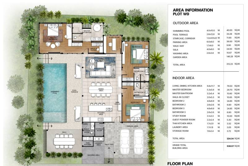 Villa 3BR 536sqm