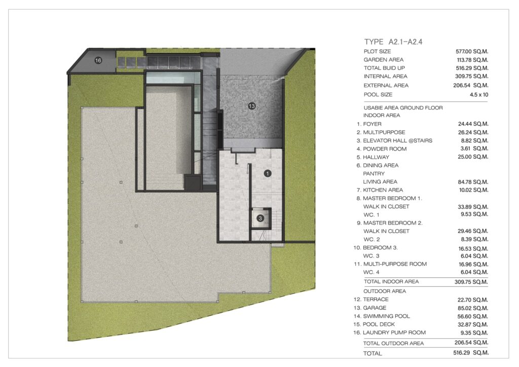 Villa 4BR 516sqm