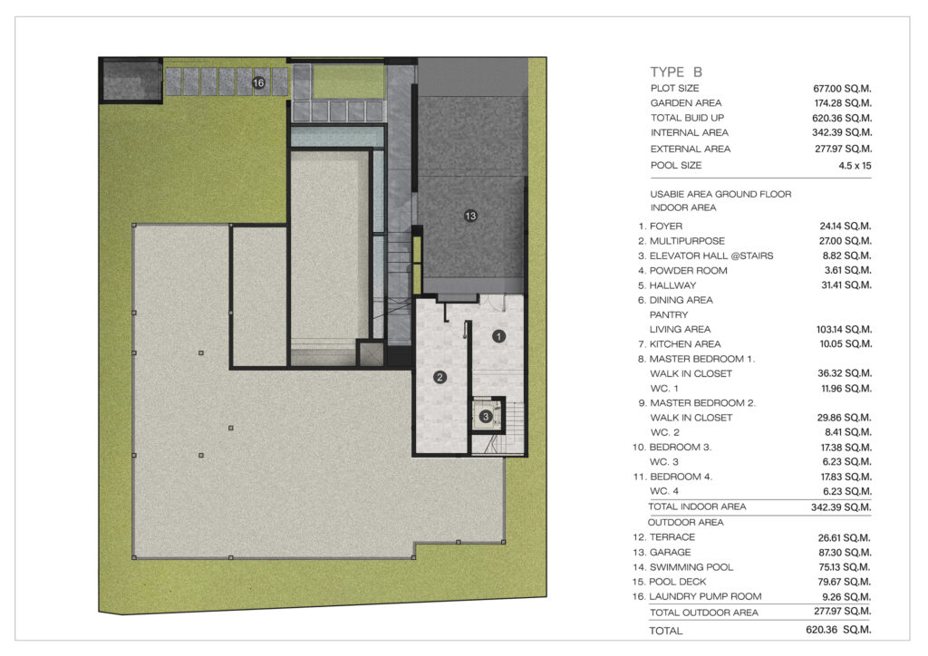 Villa 4BR 620sqm